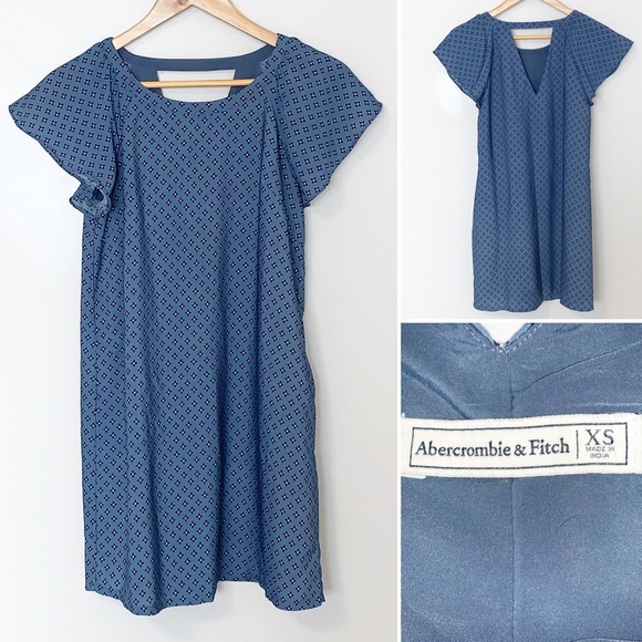 Abercrombie & Fitch Dresses & Skirts - Abercrombie & Fitch Blue Print Dress - Sz XS